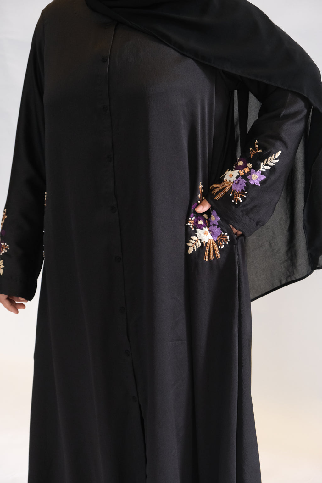 Black Daily Wear Abaya