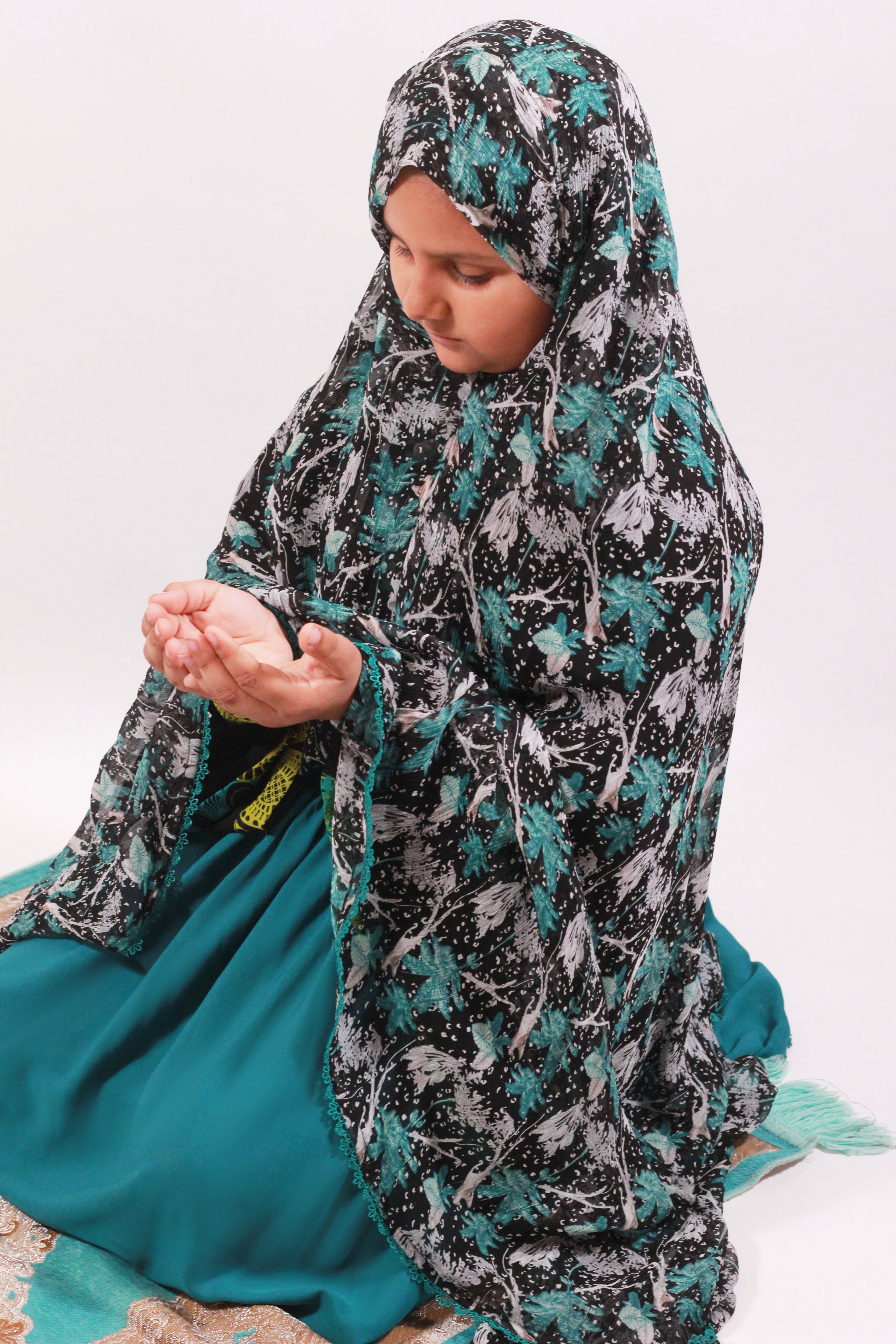 Namaz Scarf Blue  - Kids