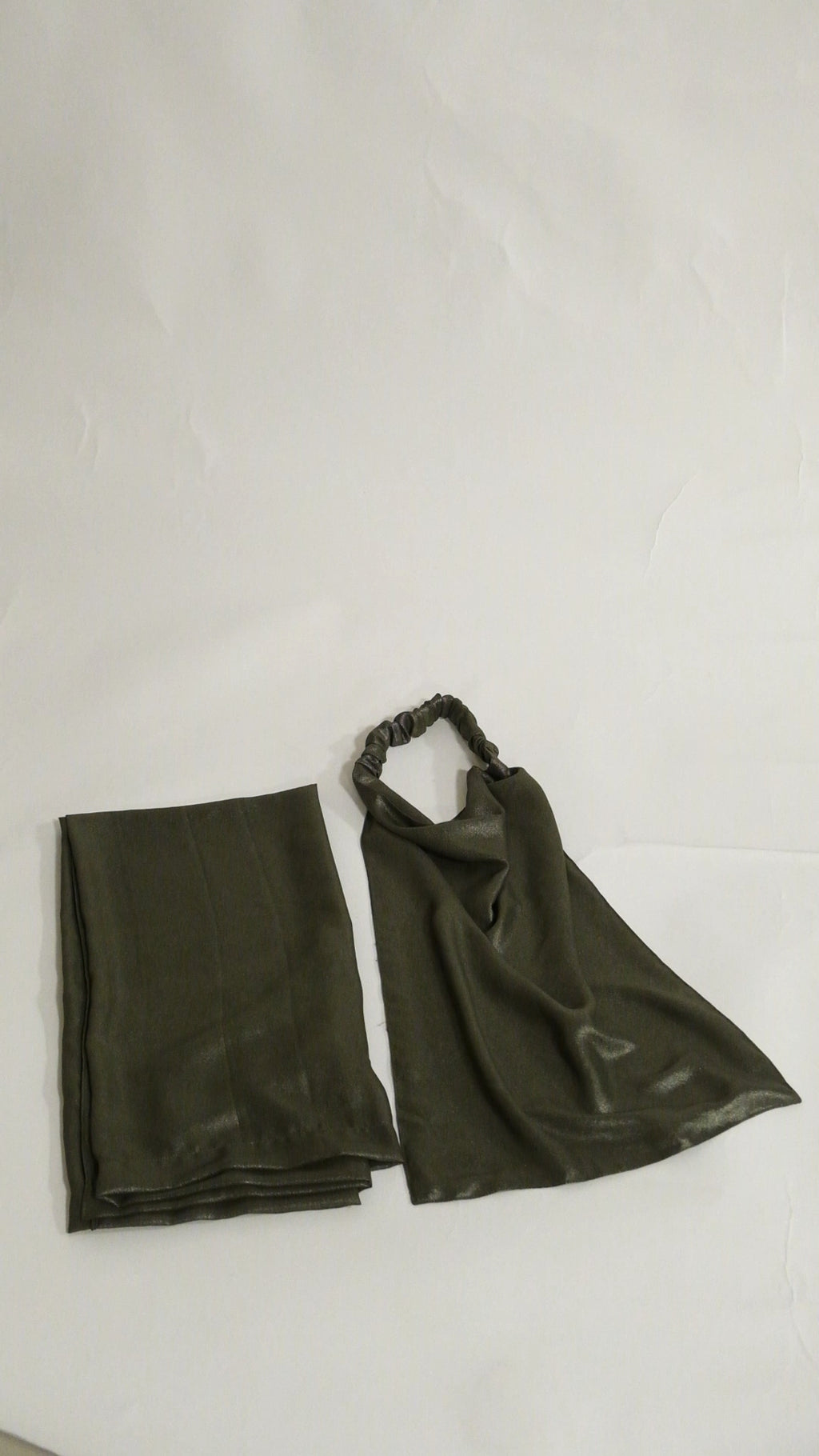 Dark Green Hijab and Niqab Set