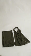 Dark Green Hijab and Niqab Set