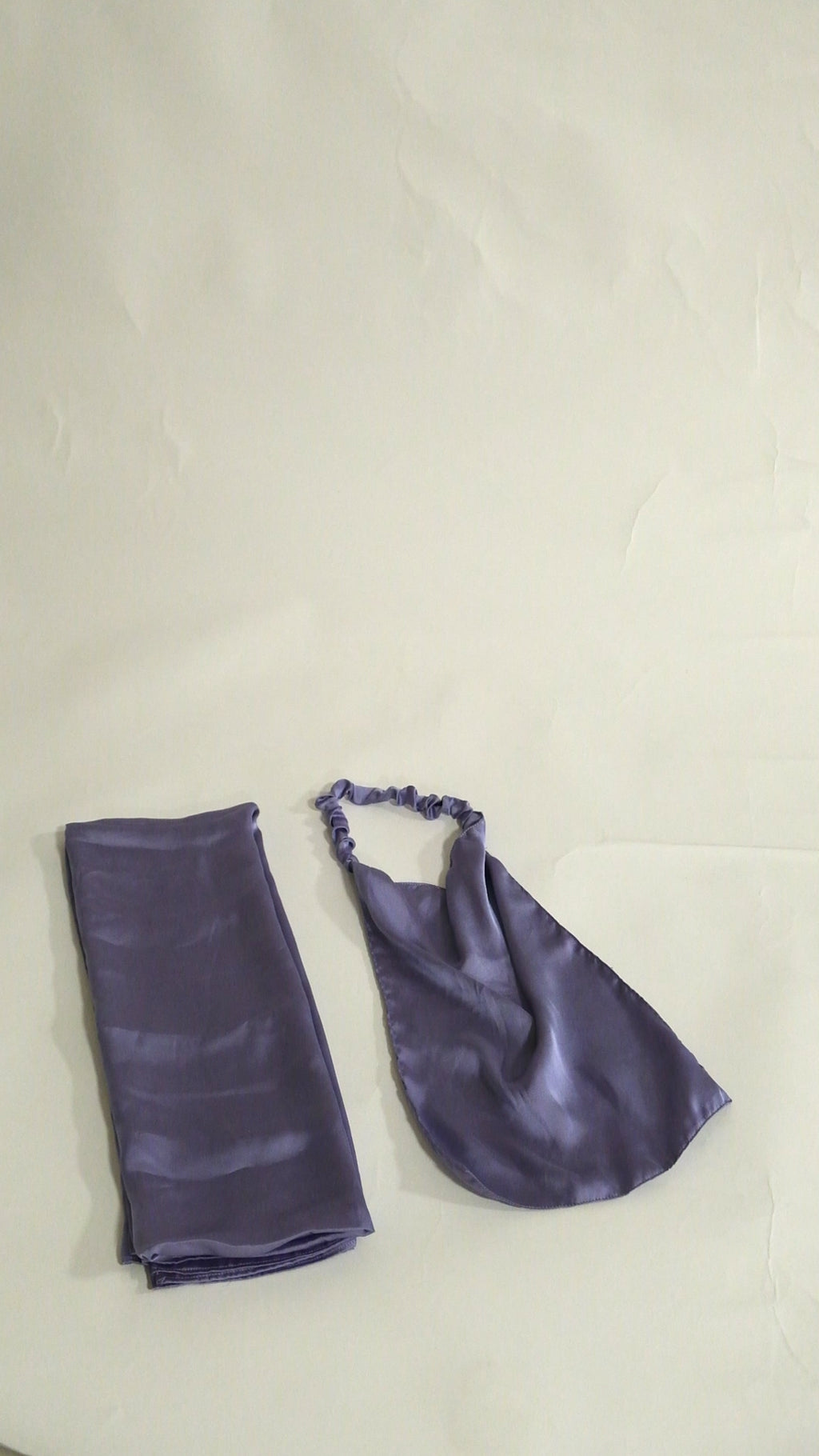 Purple Hijab and Niqab Set